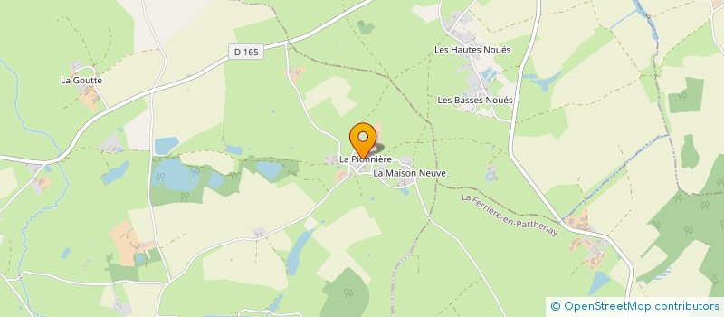 localisation de l'entreprise MADAME JEANNE ROULET  LA PEYRATTE