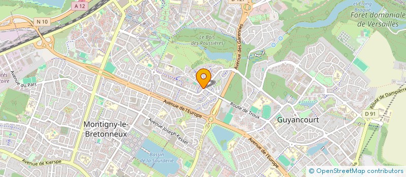 localisation de l'entreprise MADAME JEANNE ROUSSEAU  GUYANCOURT