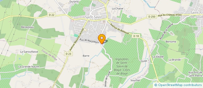 localisation de l'entreprise MADAME JEANNE ROUTURIER à SAINT-SAVIN