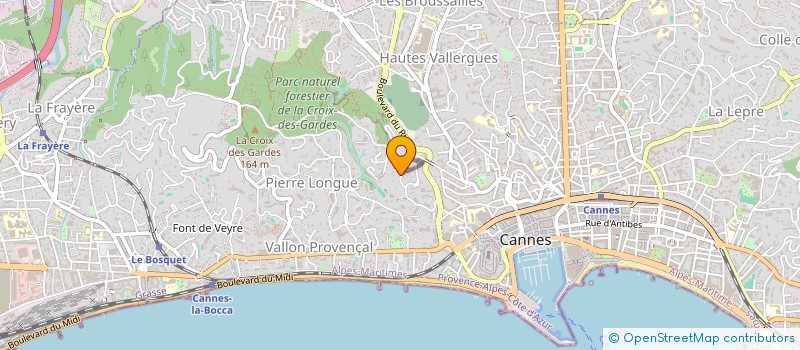 localisation de l'entreprise MADAME JEANNE ROUX à CANNES