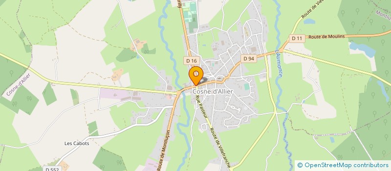 localisation de l'entreprise MADAME JEANNE RUTHON  COSNE-D'ALLIER