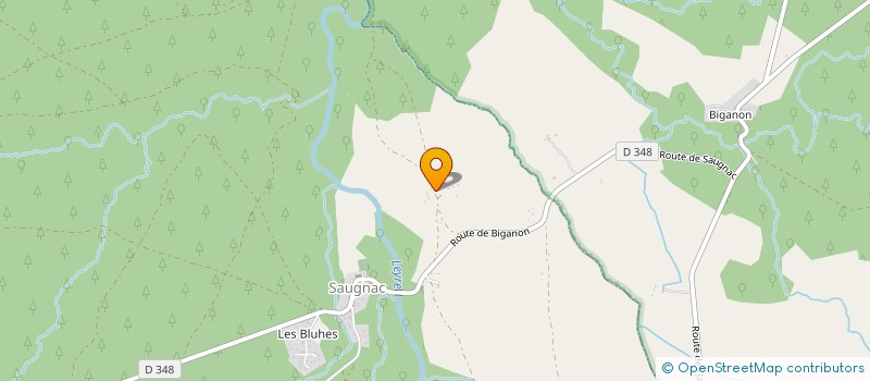 localisation de l'entreprise MADAME JEANNE SAINT-MARTIN  SAUGNAC-ET-MURET