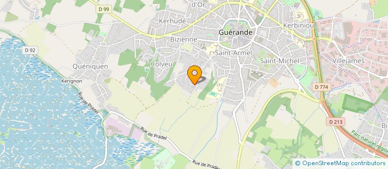 localisation de l'entreprise MADAME JEANNE SAINTE-CATHERINE  GUERANDE