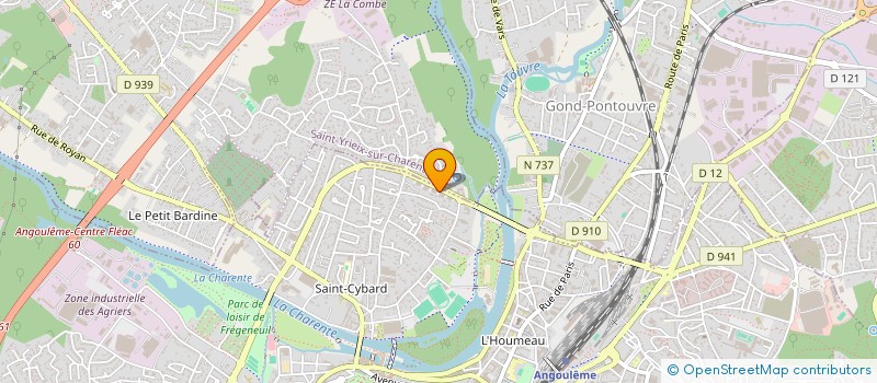 localisation de l'entreprise MADAME JEANNE SANCHEZ FERNANDEZ à ANGOULEME