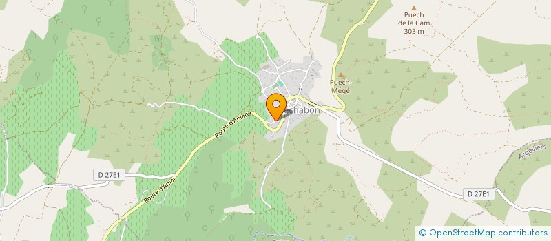 localisation de l'entreprise MADAME JEANNE SANIER  PUECHABON