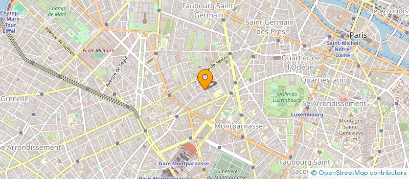 localisation de l'entreprise MADAME JEANNE SARRAGOT  PARIS