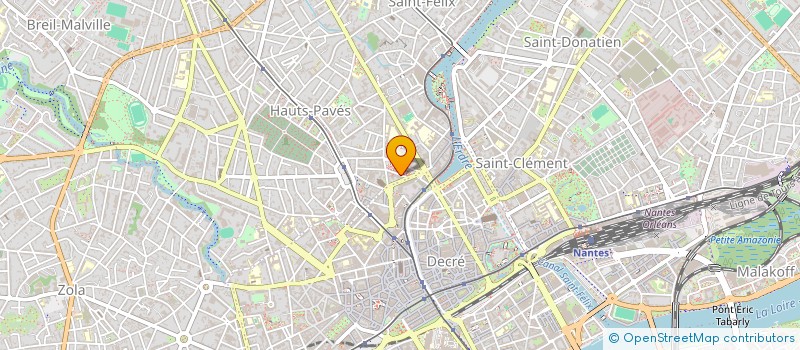 localisation de l'entreprise MADAME JEANNE SAULNIER  NANTES