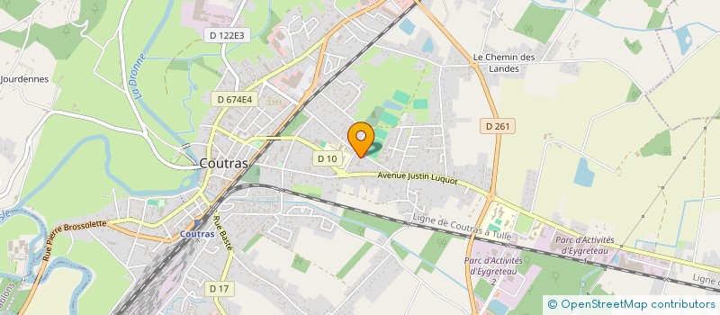 localisation de l'entreprise MADAME JEANNE SAUNIER  COUTRAS