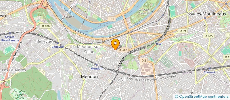 localisation de l'entreprise MADAME JEANNE SAUVE à MEUDON