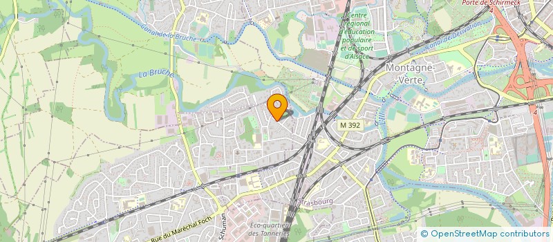 localisation de l'entreprise MADAME JEANNE SCHIFFLI  LINGOLSHEIM