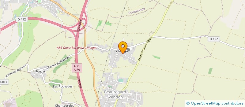 localisation de l'entreprise MADAME JEANNE SCHMITT  BEAUREGARD-VENDON