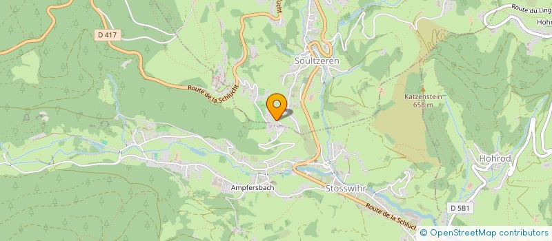 localisation de l'entreprise MADAME JEANNE SCHUTZ  SOULTZEREN