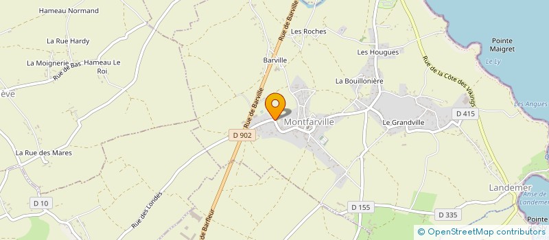 localisation de l'entreprise MADAME JEANNE SCIBOZ  QUETTEHOU