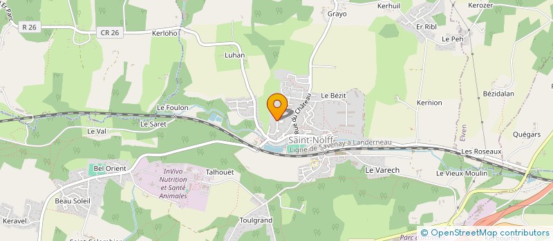 localisation de l'entreprise MADAME JEANNE SEMICHON  SAINT-NOLFF