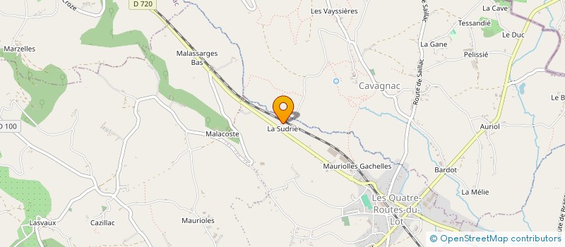 localisation de l'entreprise MADAME JEANNE SERAGER à LE VIGNON-EN-QUERCY
