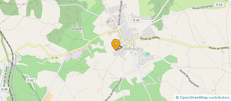 localisation de l'entreprise MADAME JEANNE SERIN  LALBENQUE