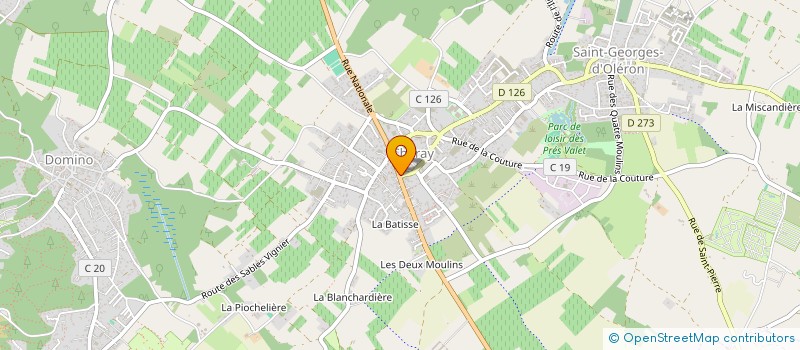 localisation de l'entreprise MADAME JEANNE SEYFFART  SAINT-GEORGES-D'OLERON