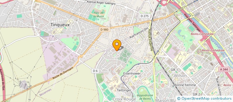 localisation de l'entreprise MADAME JEANNE SEYS  REIMS