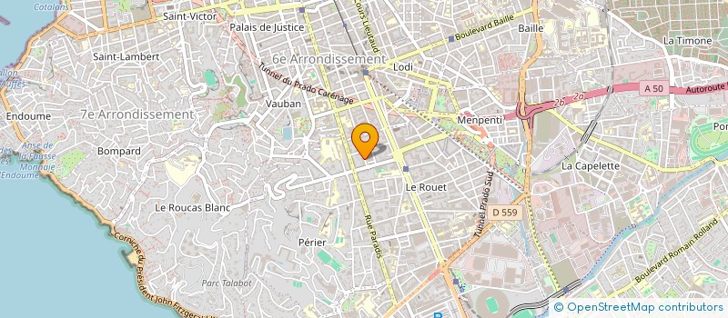 localisation de l'entreprise MADAME JEANNE SICARD  MARSEILLE