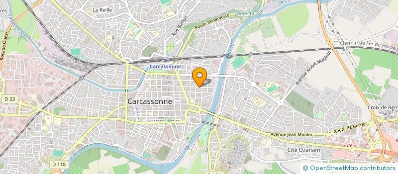 localisation de l'entreprise MADAME JEANNE SICARD  CARCASSONNE