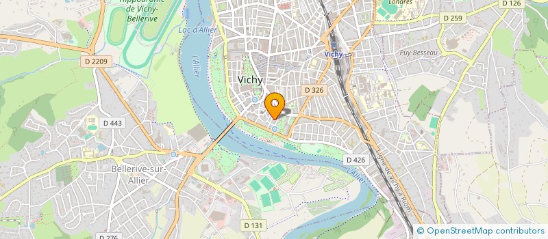 localisation de l'entreprise MADAME JEANNE SOCQUET à VICHY