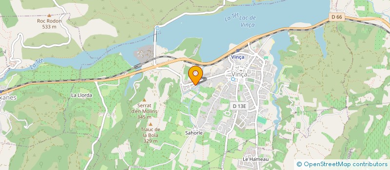 localisation de l'entreprise MADAME JEANNE SOLATGES  VINCA