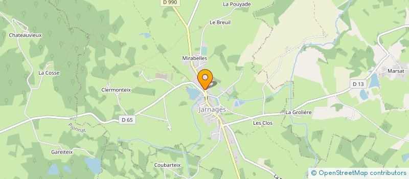 localisation de l'entreprise MADAME JEANNE SOLNON à JARNAGES