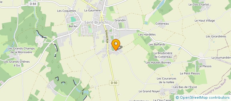 localisation de l'entreprise MADAME JEANNE SOLOFONJANAHARY  SAINT-BRANCHS