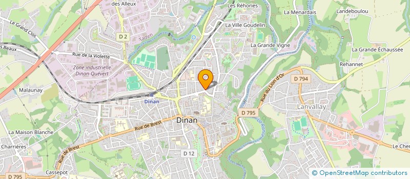 localisation de l'entreprise MADAME JEANNE SONGUE-EDIMO à DINAN