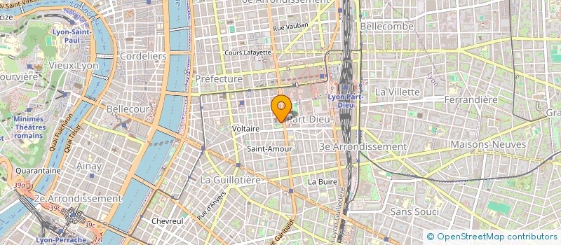 localisation de l'entreprise MADAME JEANNE-SOPHIE GABELLIERI  LYON