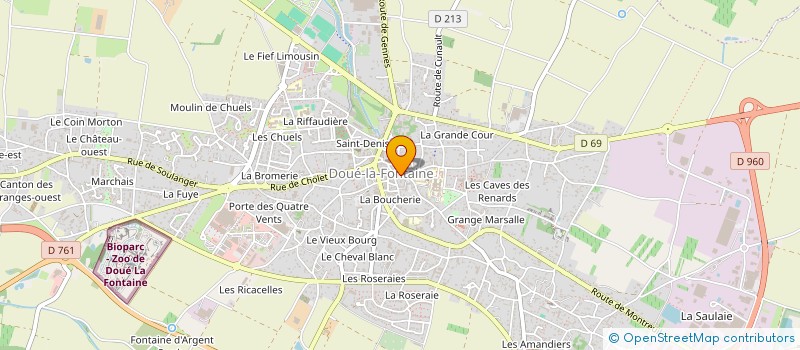 localisation de l'entreprise MADAME JEANNE STERMANN  DOUE-EN-ANJOU