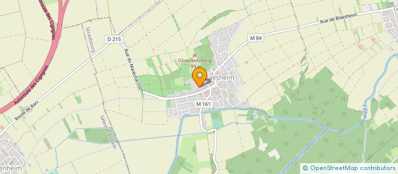 localisation de l'entreprise MADAME JEANNE STOLL  BLAESHEIM