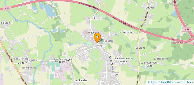 localisation de l'entreprise MADAME JEANNE SUBTIL à VIRIAT