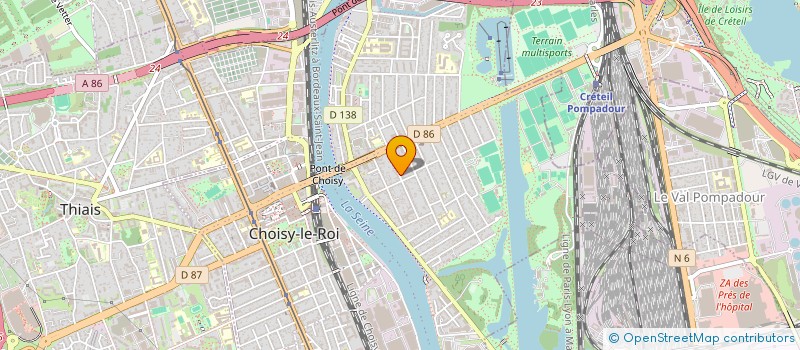 localisation de l'entreprise MADAME JEANNE SUMYK  CHOISY-LE-ROI