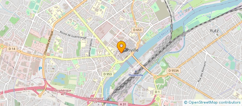 localisation de l'entreprise MADAME JEANNE TABILLON à THIONVILLE