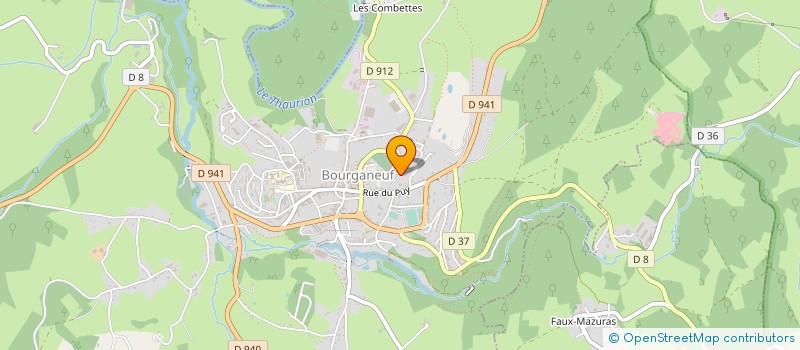 localisation de l'entreprise MADAME JEANNE TARAGNAT à BOURGANEUF
