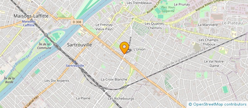 localisation de l'entreprise MADAME JEANNE TARRIDE à SARTROUVILLE