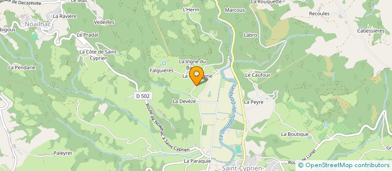 localisation de l'entreprise MADAME JEANNE TARRIE à CONQUES-EN-ROUERGUE