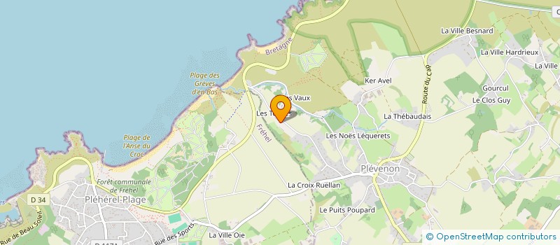 localisation de l'entreprise MADAME JEANNE TCHORZEWSKI  PLEVENON