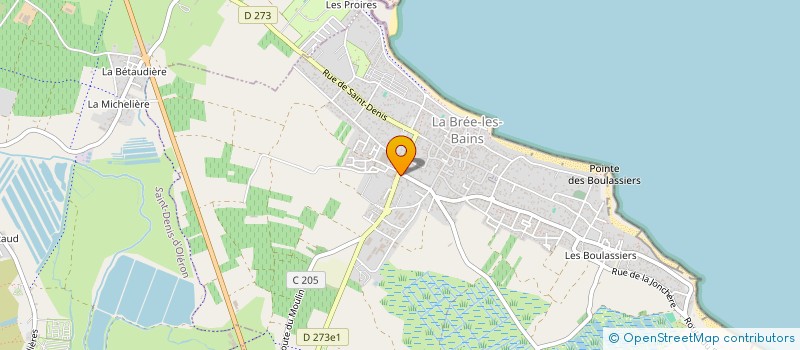 localisation de l'entreprise MADAME JEANNE TEYSSOU à LA BREE-LES-BAINS