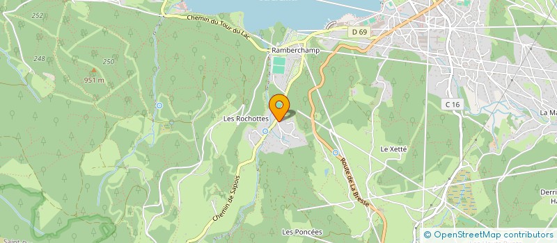 localisation de l'entreprise MADAME JEANNE THOMAS à GERARDMER