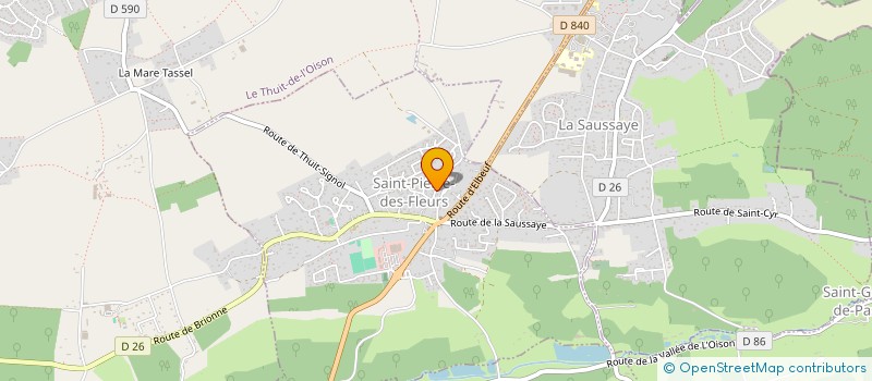 localisation de l'entreprise MADAME JEANNE TOURNADRE  SAINT-PIERRE-DES-FLEURS