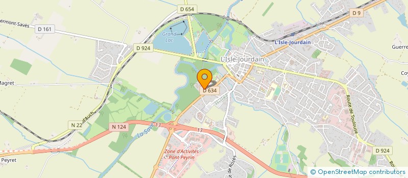 localisation de l'entreprise MADAME JEANNE TRIS  L'ISLE-JOURDAIN