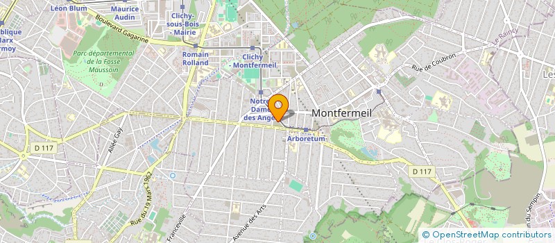 localisation de l'entreprise MADAME JEANNE TSALA NOMO  MONTFERMEIL