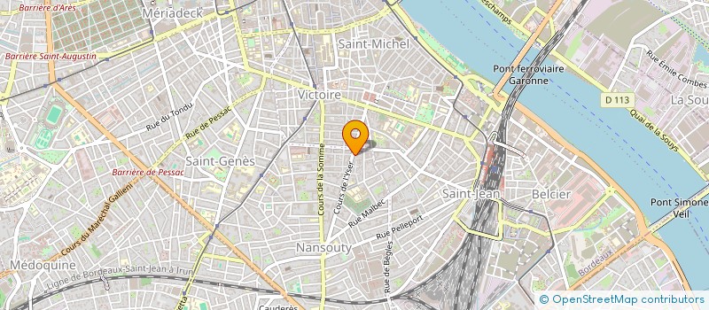 localisation de l'entreprise MADAME JEANNE TURIC-ZIVKOV  BORDEAUX