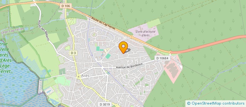localisation de l'entreprise MADAME JEANNE TURRIGIANO à ARES