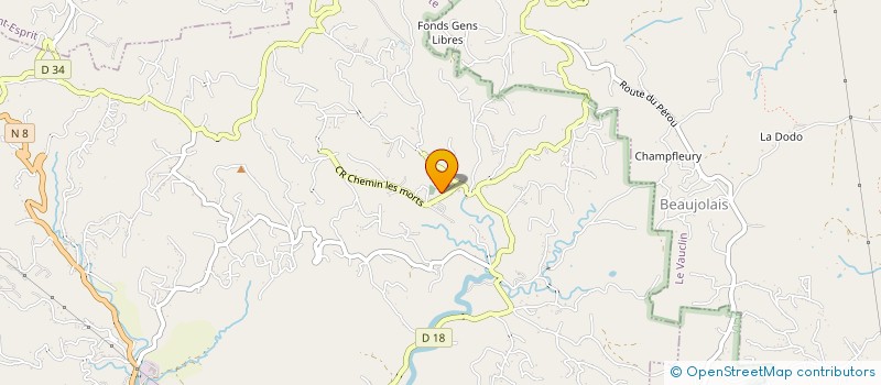 localisation de l'entreprise MADAME JEANNE VADO  RIVIERE PILOTE