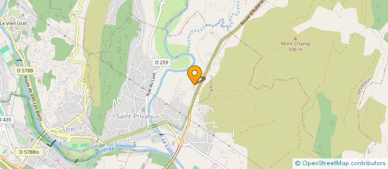 localisation de l'entreprise MADAME JEANNE VALLIER  SAINT-PRIVAT