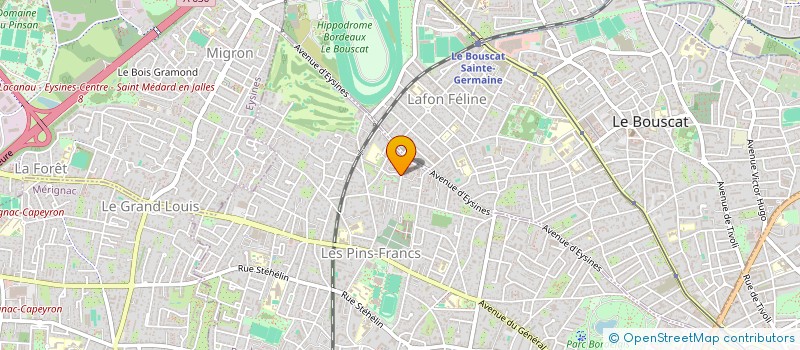 localisation de l'entreprise MADAME JEANNE VAN MONCKHOVEN  BORDEAUX