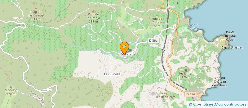 localisation de l'entreprise MADAME JEANNE VASSEUR  PORT-VENDRES